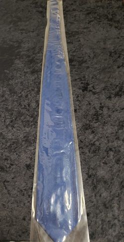 New Blue Silk Mens Tie