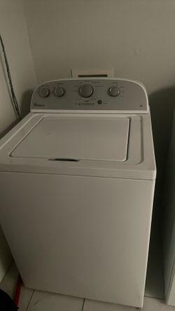 Whirlpool Top Load Washer & Dryer Set - White