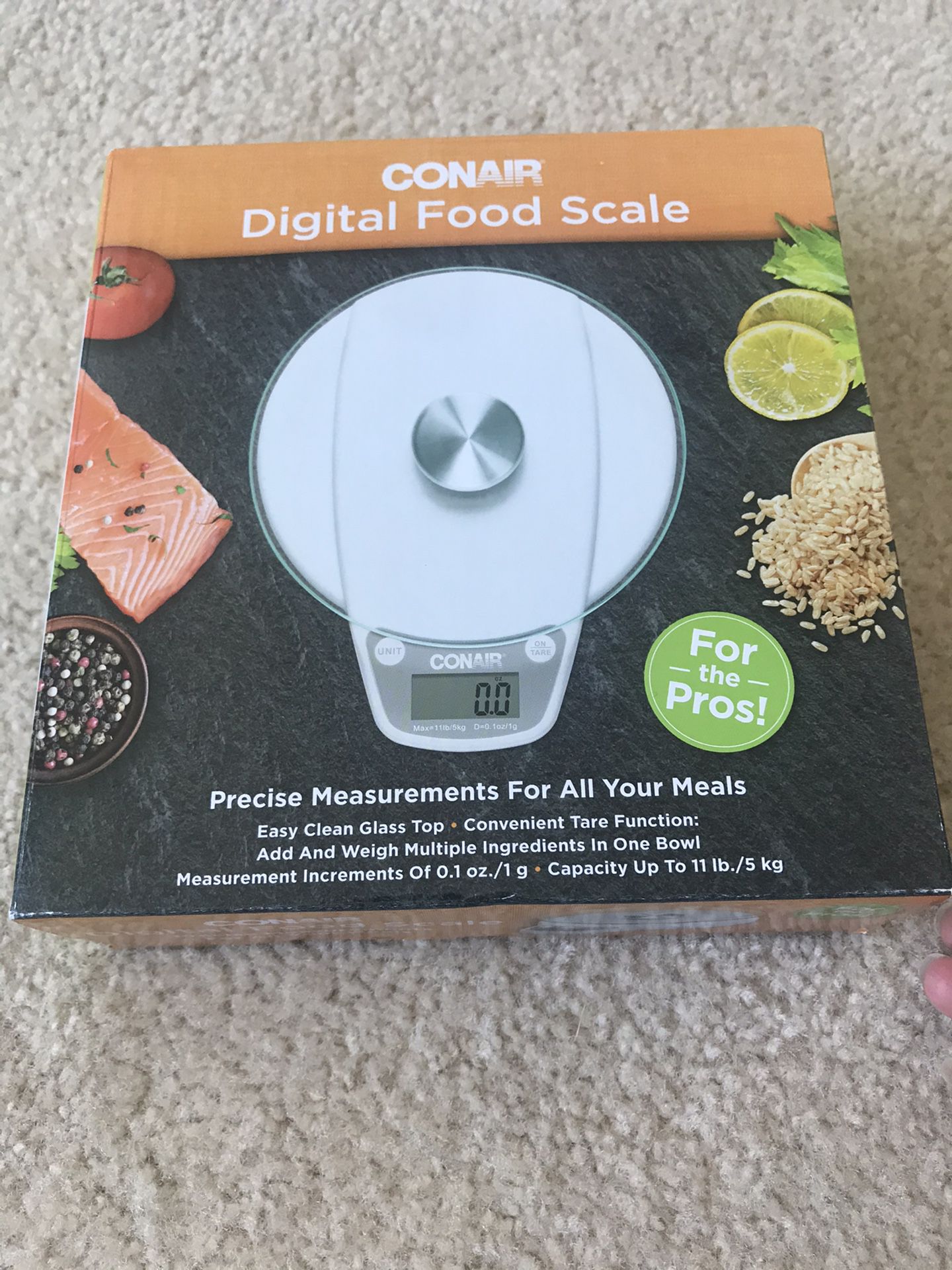 Brand New Conair Digital Kitchen Scale 