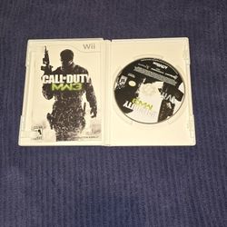 Nintendo Wii Call Of Duty MW3 Game 