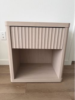 Nightstand with Drawer Storage