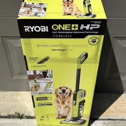 New Ryobi ONE+ HP 18V Cordless Stick Vacuum KIT Battery + Charger