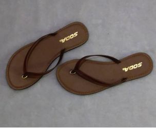 Brown sandles