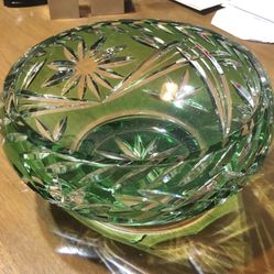Green Crystal Bowl