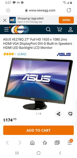 24' Asus with hdmi for gaming