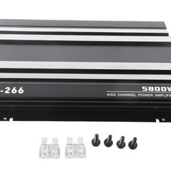 Car Amplifier 5800W 12V Full-Range High Power Hi-Fi Portable Audio Stereo Sound Subwoofer Amp