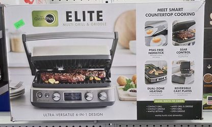 Greenpan elite grill and griddle