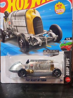Hot Wheels ZAMAC Fiat Beast Of Turin (Walmart Exclusive)