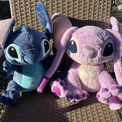 Stitch And Angel Plush 