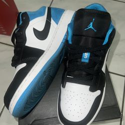 Jordan 1 Low Laser Blue 6y