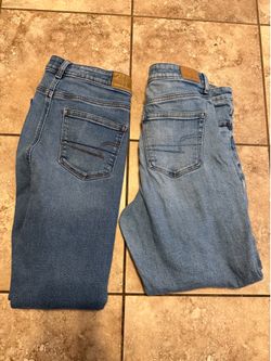 American eagle mom jeans size 4R $20 for both