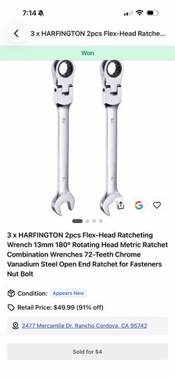 2 pcs wrench