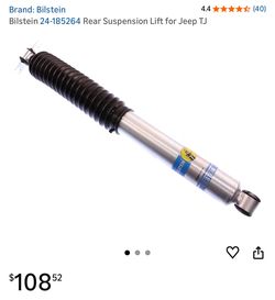 Bilstein Rear Shock Jeep TJ