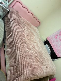 pink bed frame