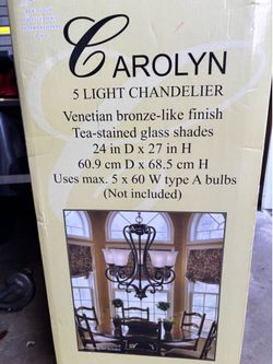 Carolyn 5 light Chandelier
