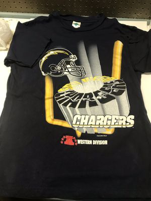 Photo Vintage 90’s San Diego Chargers Shirt XL Striped 1995