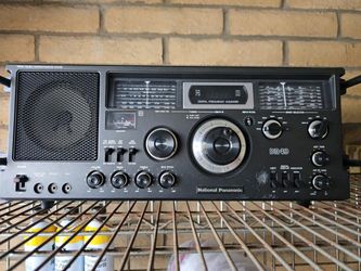 National Panasonic DR49 a vintage multi-band communications and shortwave tabletop receiver manufactured in the late 1970s and early 1980s.