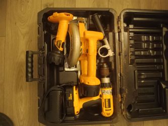 Dewalt tools and case