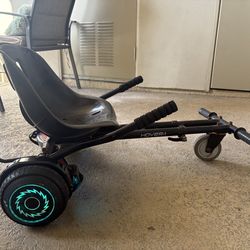 Hover Board With the Sitting Go Cart Chair
