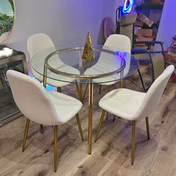 Luxury Dining Table Set For 4