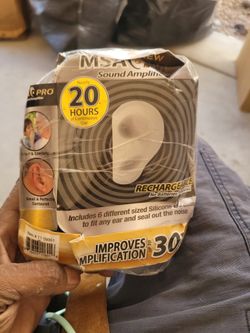Msa Pro Sound Amplifier 
