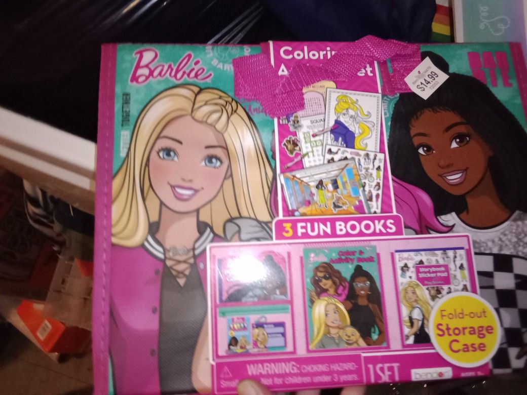 Barbie Coloring Set 