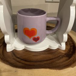 Starbucks Valentine's Day Purple Hearts Cup 2018 Coffee Mug 12oz 355ML Violet