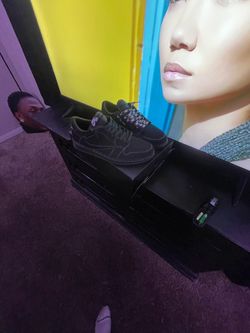 Nike Air Low-Top Sneakers Black Travis Scot’s