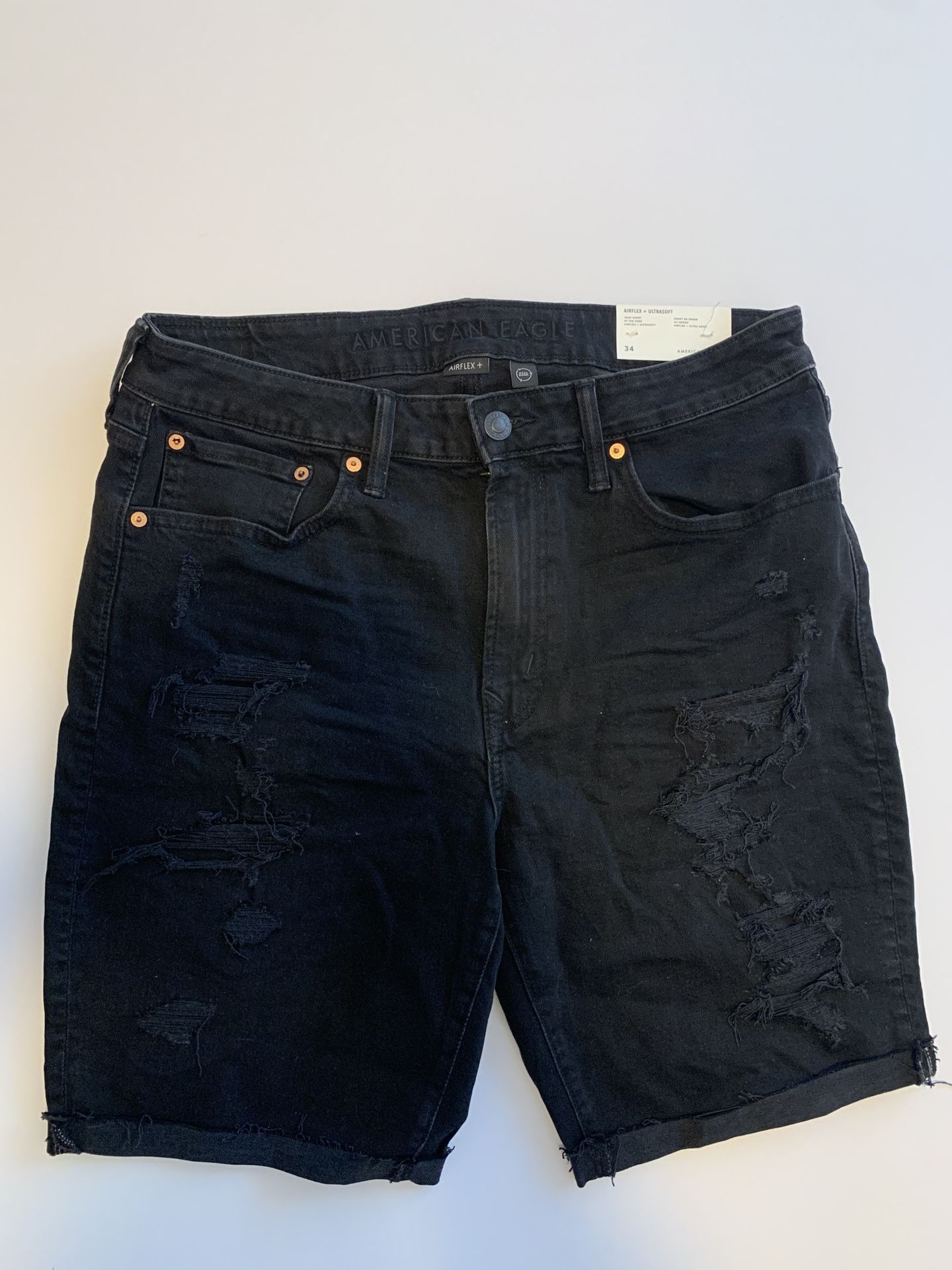 American Eagle Airflex+ Ultrasoft Jean Shorts - Size 34