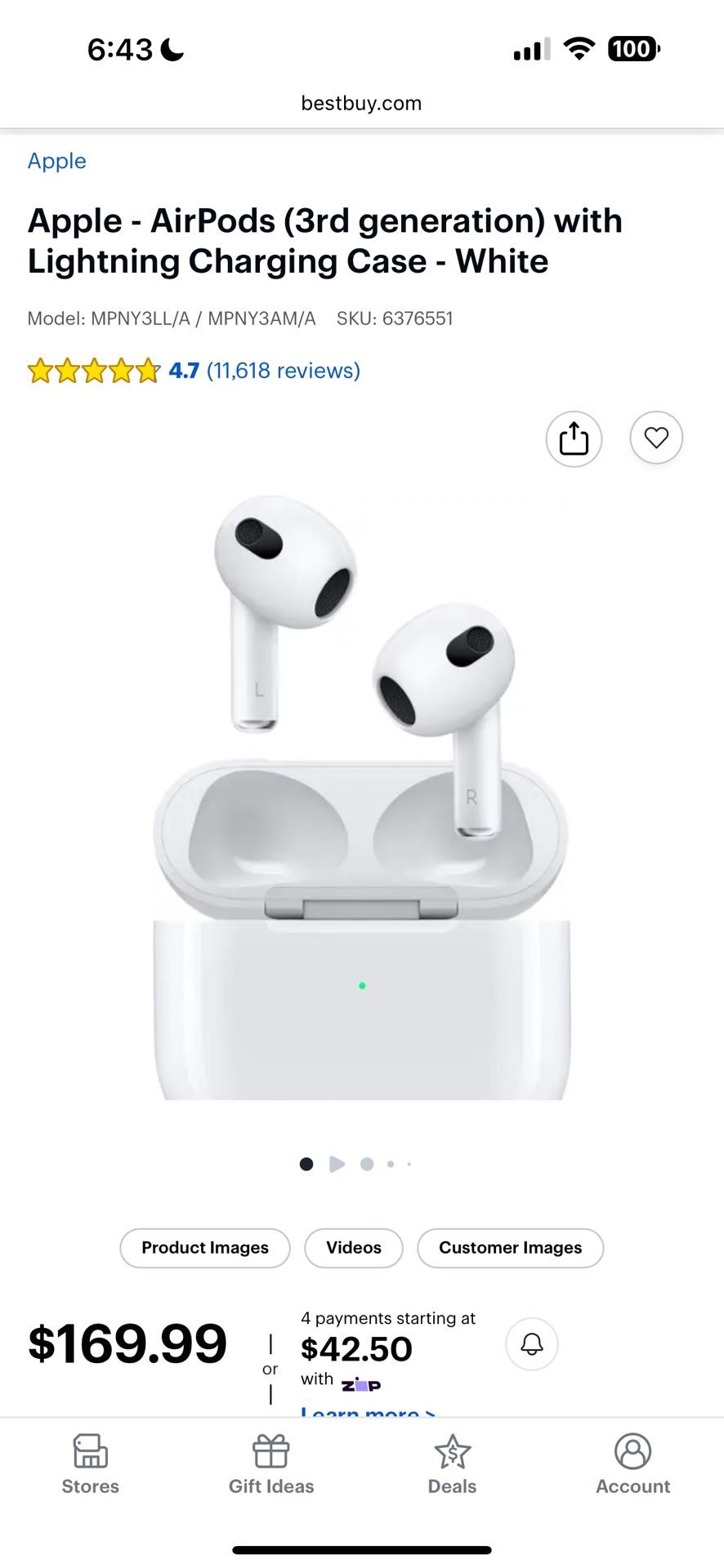 New Apple Air Pods