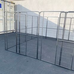 BRAND NEW $360 Dog 16-Panel Playpen, 10x10x5ft Tall Heavy Duty Pet Exercise Fence Crate Kennel Gate
