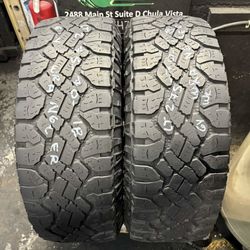275-70-18 Goodyear Wrangler R/T Used Tire Pair $140 Free Mounting And Balancing 