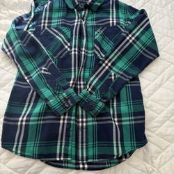 Boyās Flannel Shirt Size 12/14