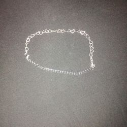 Sterling Silver Bracelet Adjustable Length 