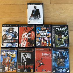PS2 Video Games (9 different popular titles)