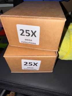 Pokémon Mega Evolution 25x booster packs