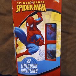 VTG Spider-Man Image Changing 3D Lenticular Valentine Cards 27 Cards