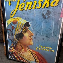 Gypsy Art Decor Framed Artwork Print Picture 24 By 30 