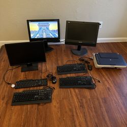 Monitors / Fax Machine / Phones 