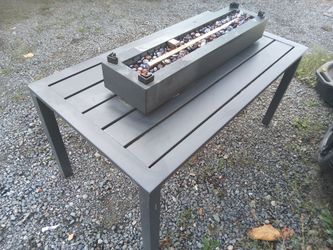Propane patio fire place