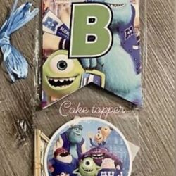 Monsters Inc. Birthday Party Supplies 