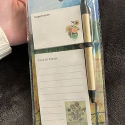 Monet notes With Pen, NEW 