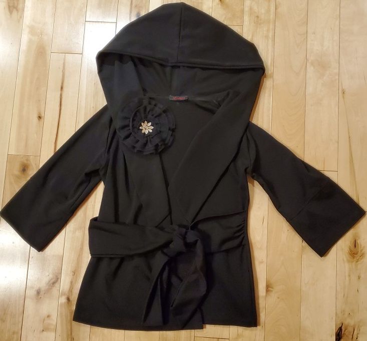 XTaren Womens Hooded Tie Cardigan (M)