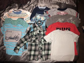 Mixed lot of boys 4/5T shirts
