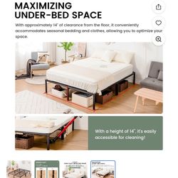 Metal Bed Frame New