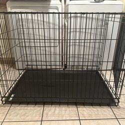 LARGE WIRED CRATE FOR DIGS (L42” x H31” x W 28”) IN GREAT CONDITION