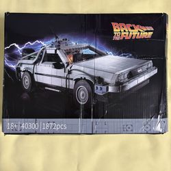 back to the future lego set 