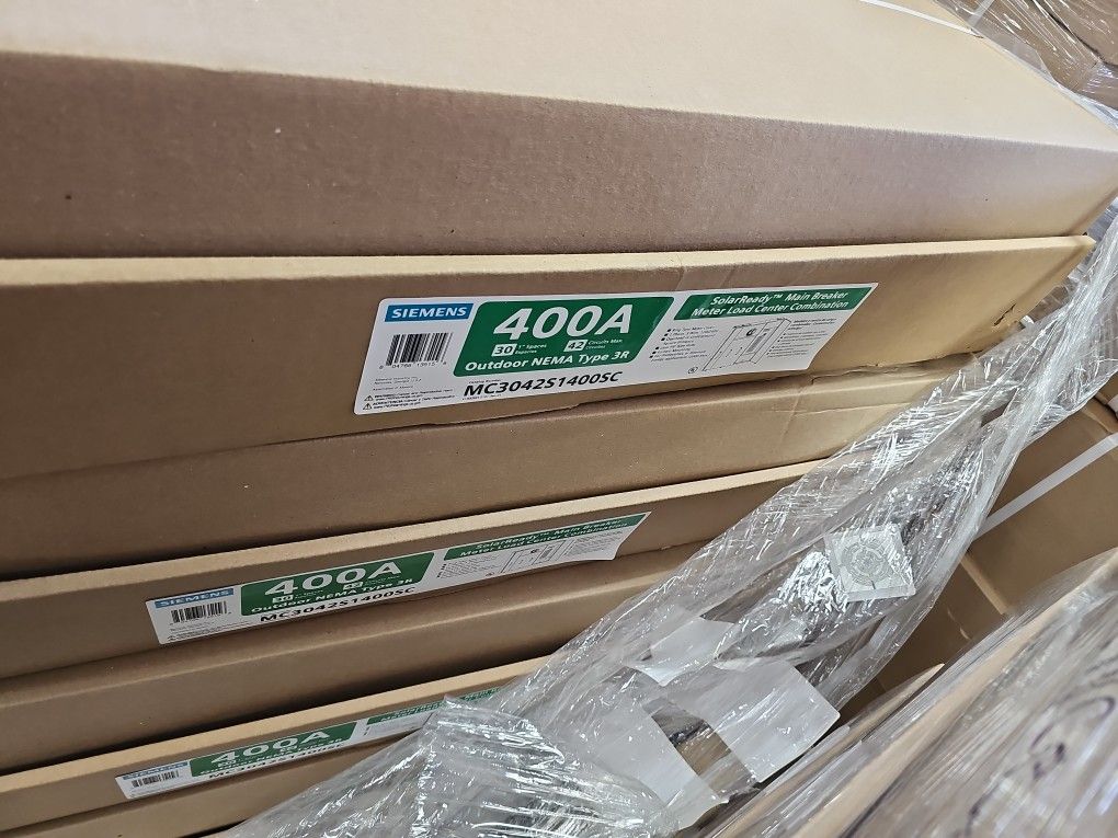 400 Amp Seimens APS Aproved Meter Panel