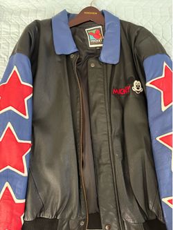 Vintage Disney Leather Jacket