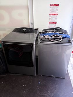 GE Washer and Dryer Set used